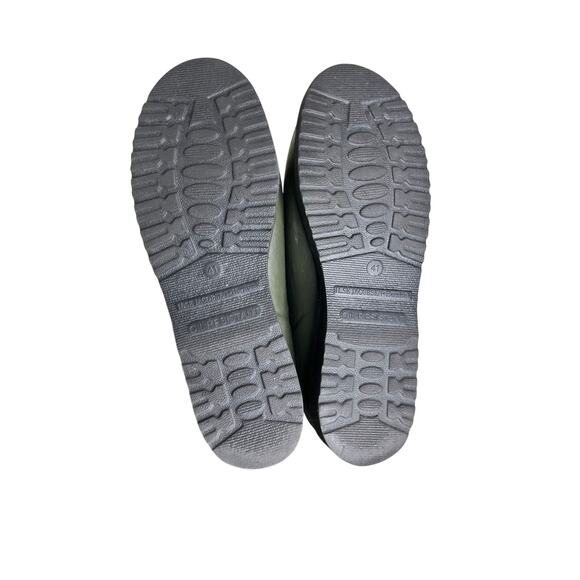 ILse Jacobsen Hornbaek Rain Boots Rubber Womens 41 Army Green Lace-Up Waterproof - Picture 8 of 9